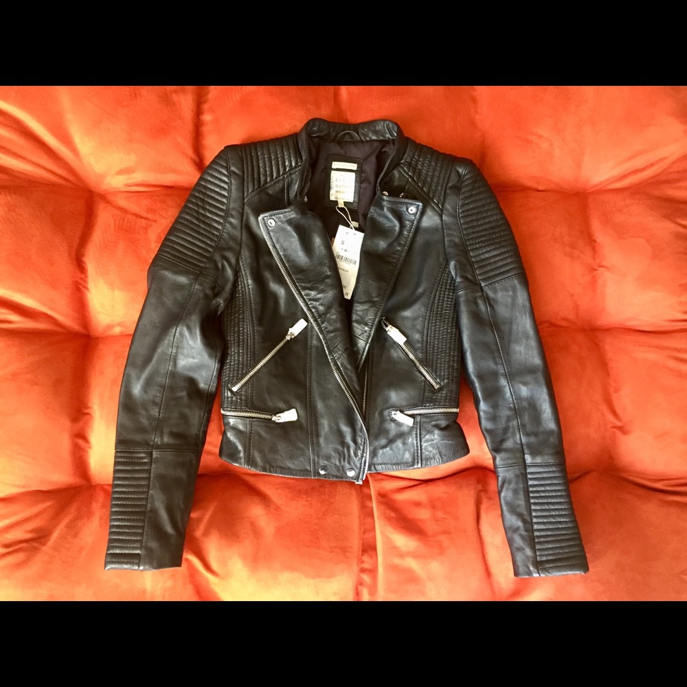 Zara Genuine Leather Jacket